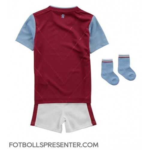 Aston Villa Hemmatröja Barn 2022-23 Kortärmad (+ korta byxor)